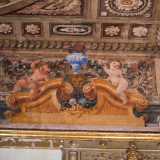 ...assieme a putti tra vasi di fiori